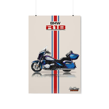 BMW R18 Transcontinental Drawing Poster 
