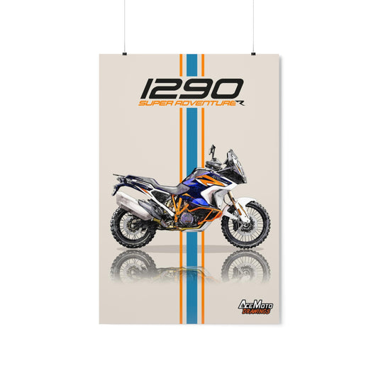 KTM 1290 Super Adventure R | Wall Art - Frame Poster - 2021