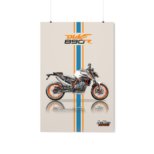 KTM Duke 890R | Wall Art - Frame Poster 2020