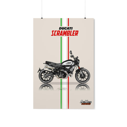 Ducati Scrambler 1100 Dark PRO | Wall Art - Frame Poster 2022