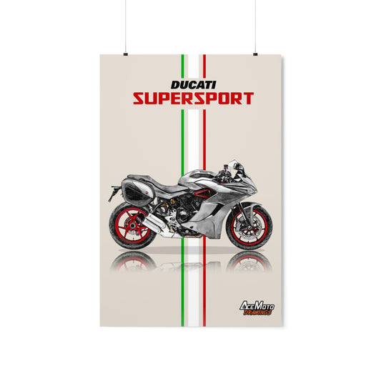 Ducati Supersport 950 | Wall Art - Frame Poster - 2020