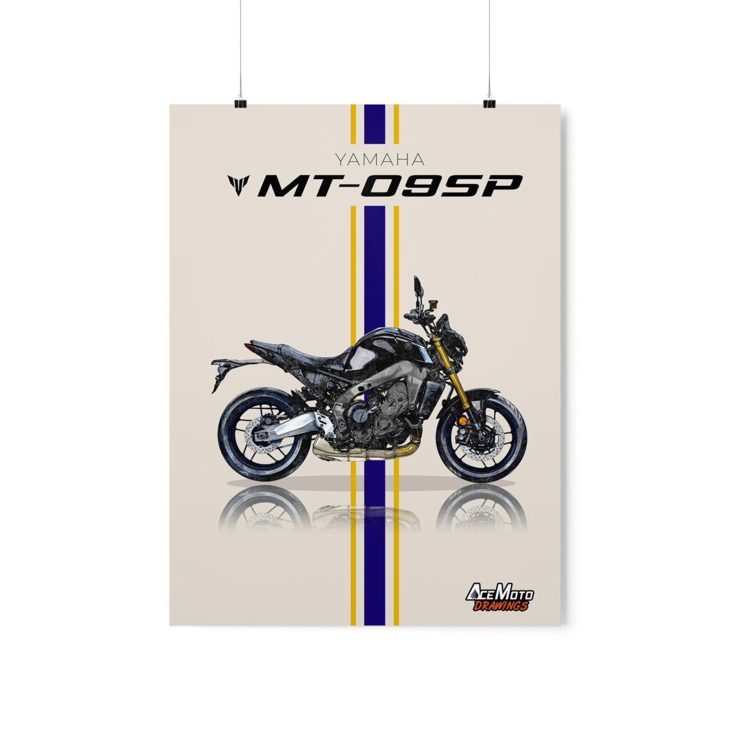 Yamaha MT09 SP | Wall Art - Frame Poster - 2021