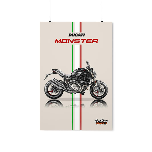 Ducati Monster 1200S | Wall Art - Frame Poster 2020