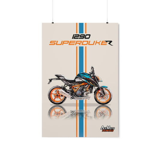 KTM 1290 Superduke R | Wall Art - Frame Poster 2023