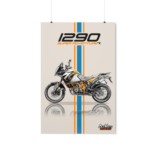 KTM 1290 Super Adventure R  | Wall Art - Frame Poster - 2020