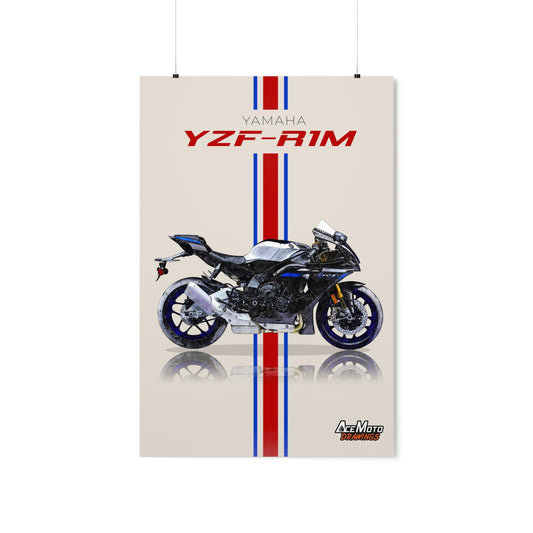 Yamaha YZF R1M | Wall Art - Frame Poster - 2023