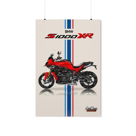 BMW S1000XR Drawing Poster 2023
