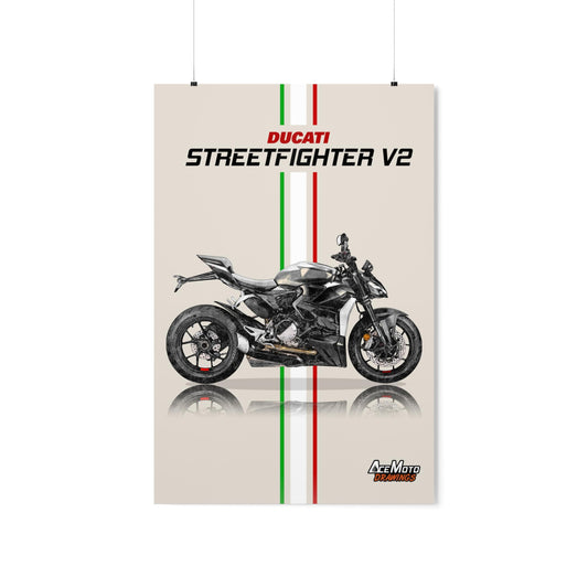Ducati Streetfighter V2  | Wall Art - Frame Poster - 2023