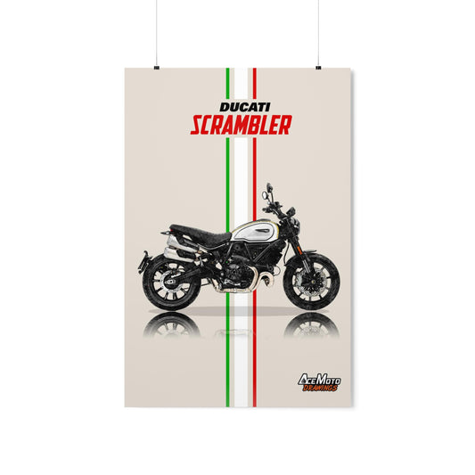 Ducati Scrambler 1100 PRO  | Wall Art - Frame Poster 2022