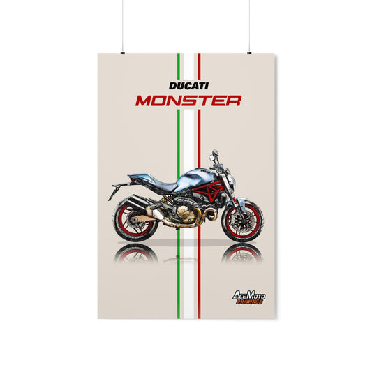 Ducati Monster 821 | Wall Art - Frame Poster 2020