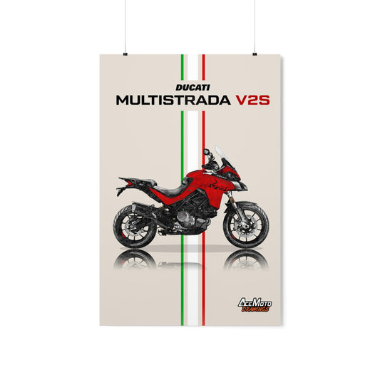 Ducati Multistrada V2S | Wall Art - Frame Poster 2022