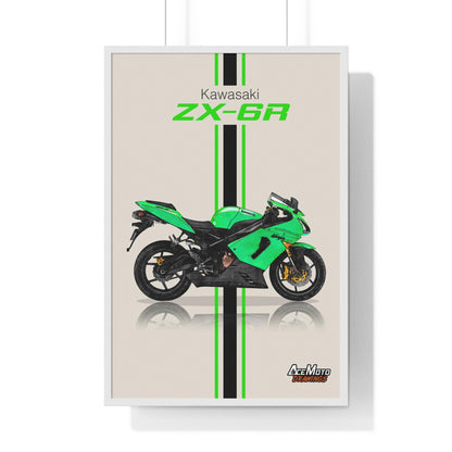 Kawasaki Ninja ZX-6R | Wall Art - Frame Poster 2005