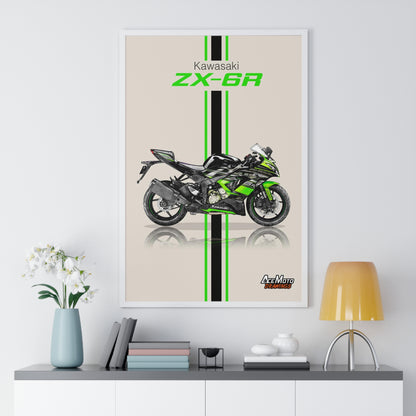 Kawasaki Ninja ZX-6R | Wall Art - Frame Poster 2016