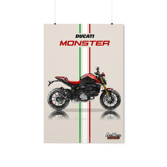 Ducati Monster SP | Wall Art - Frame Poster 2023