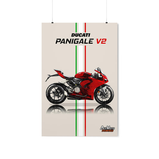 Ducati Panigale V2 | Wall Art - Frame Poster 2020