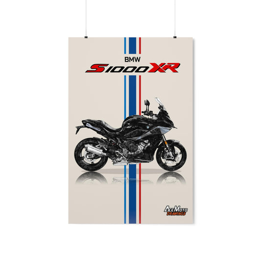 BMW S1000XR Drawing Poster 2022