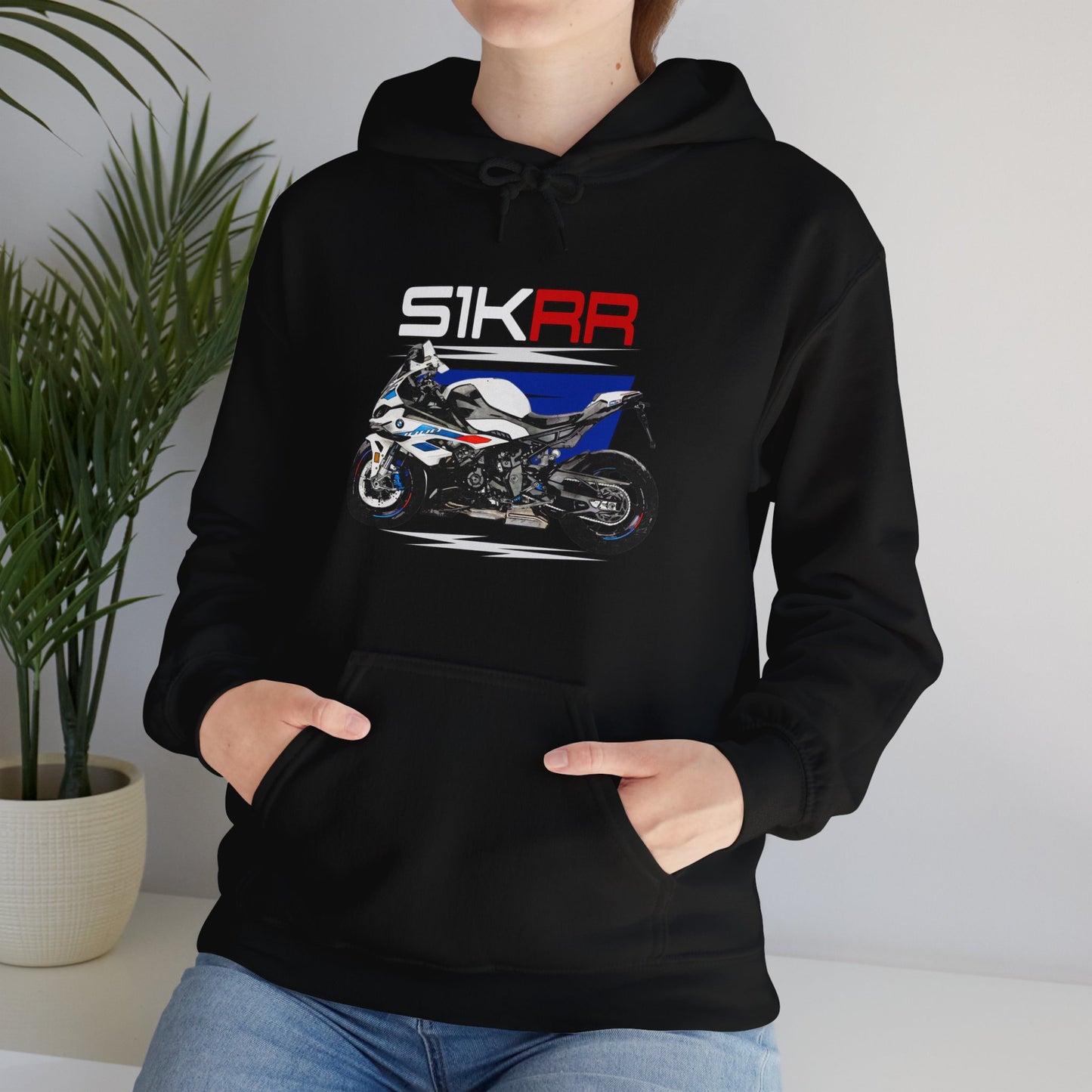 BMW S1000RR 2023 Hoodie l Drawing of BMW S1KRR l Motorcycle Jumper - Gift for Riders