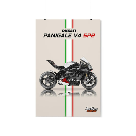 Ducati Panigale V4 SP2 | Wall Art - Frame Poster 2023