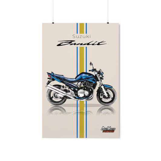 Suzuki Bandit 1200 | Wall Art - Frame Poster 1998