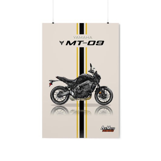 Yamaha MT09 | Wall Art - Frame Poster - 2023