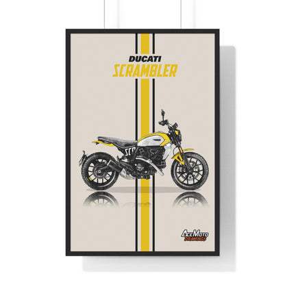 Ducati Scrambler Yellow | Wall Art - Frame Poster 2023