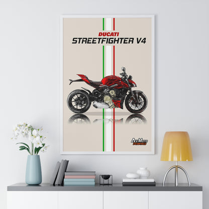 Ducati Streetfigher V4  | Wall Art - Frame Poster - 2023