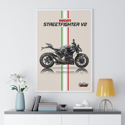 Ducati Streetfighter V2  | Wall Art - Frame Poster - 2023
