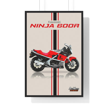 Kawasaki Ninja 600R - GPZ 600 | Wall Art - Frame Poster 1985