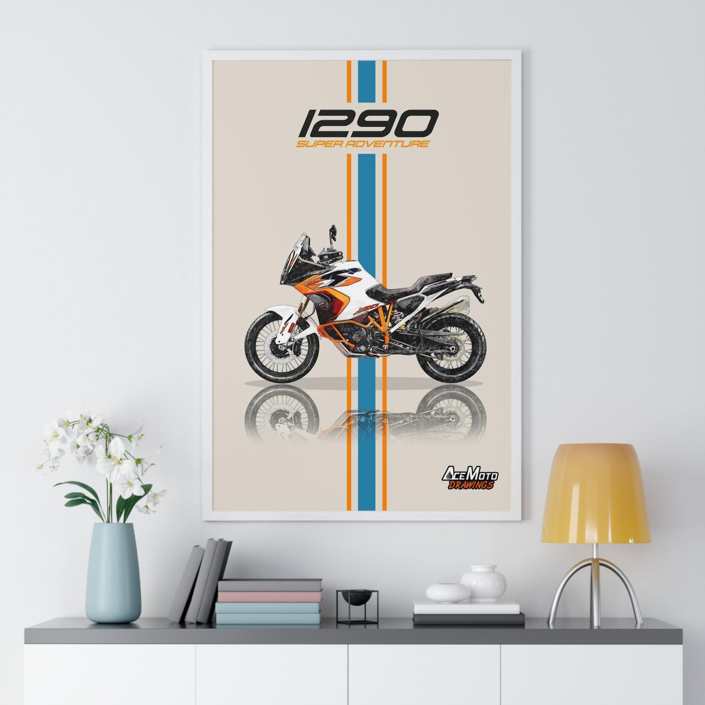 KTM 1290 Super Adventure R  | Wall Art - Frame Poster 2023