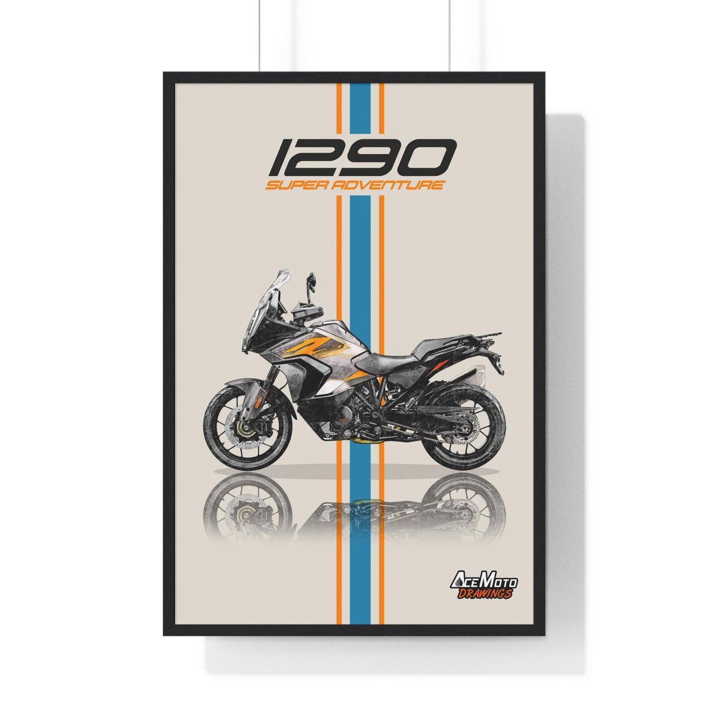 KTM 1290 Super Adventure S | Wall Art - Frame Poster - 2022