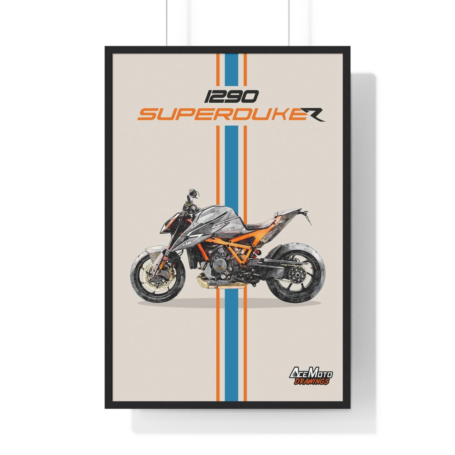 KTM 1290 Superduke RR | Wall Art - Frame Poster - 2023
