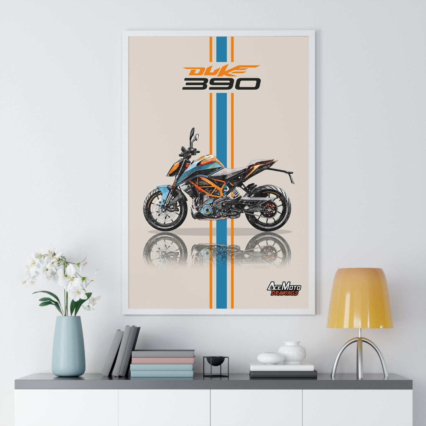 KTM Duke 390 | Wall Art - Frame Poster 2023
