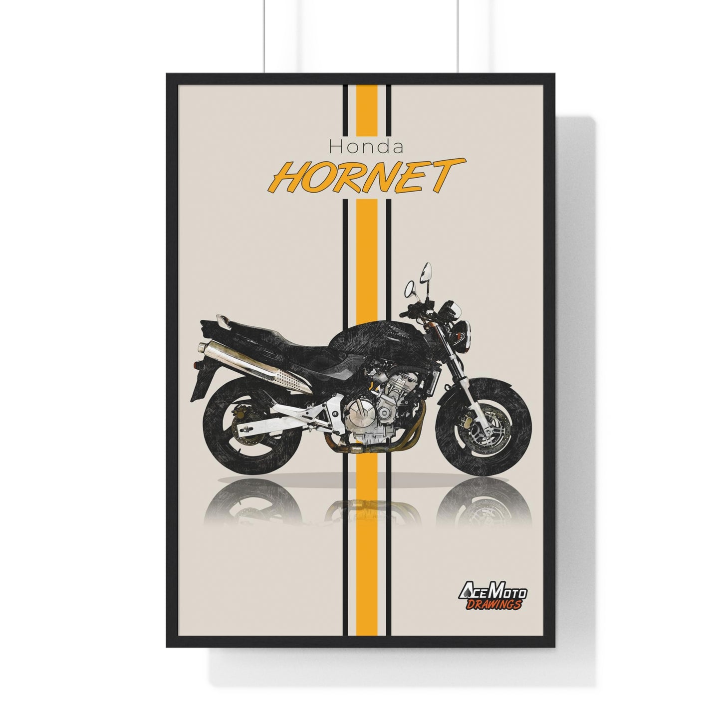 Honda Hornet CB600F | Wall Art - Frame Poster - 1998