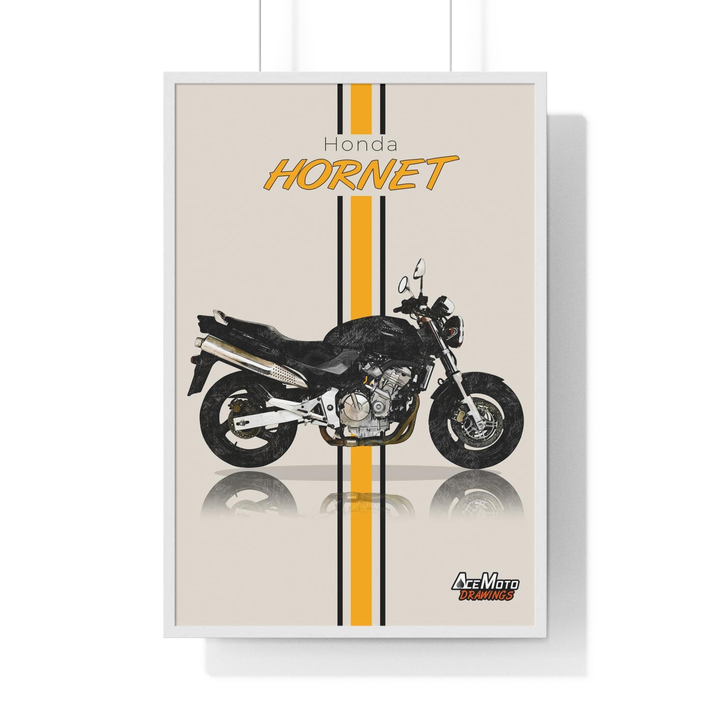 Honda Hornet CB600F | Wall Art - Frame Poster - 1998