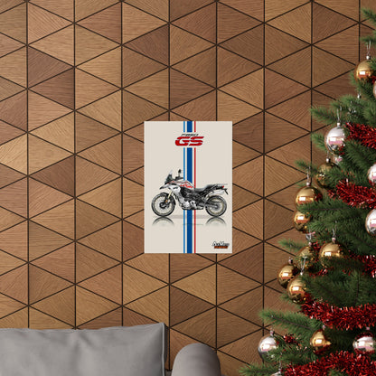 BMW F850 GS Wall Poster | Motorcycle Poster, Bike Wall Art Decor - Gift for BMW Rider - Drawing