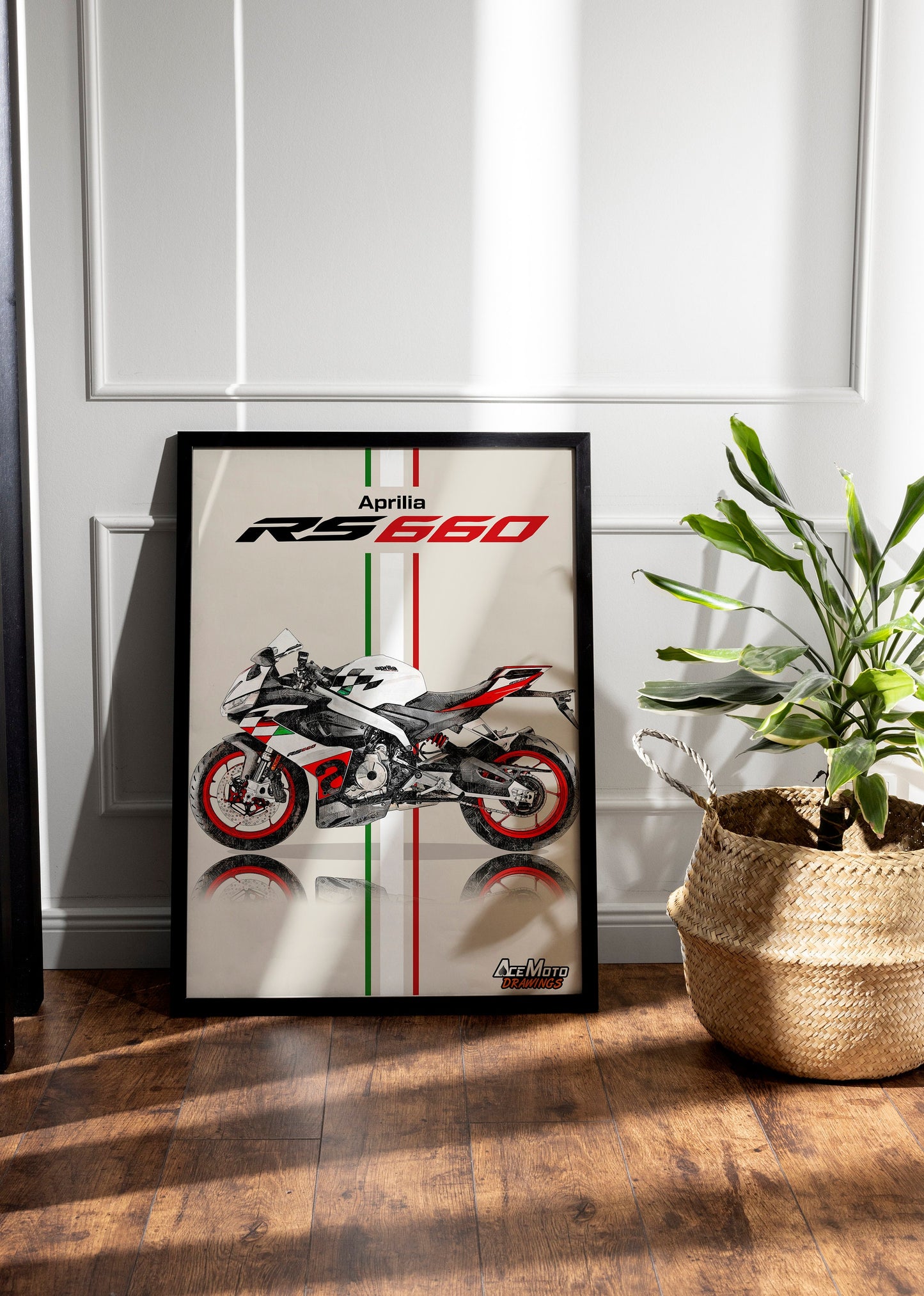 Aprilia RS 660 Extrema 2023 | Motorcycle Poster, Bike Wall Art Decor - Gift for Lovers Aprilia Rider Present Drawing